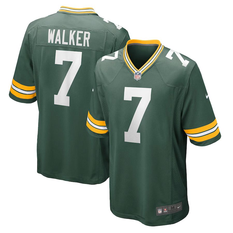 Men Green Bay Packers #7 Quay Walker Nike Green Player Game NFL Jersey->green bay packers->NFL Jersey